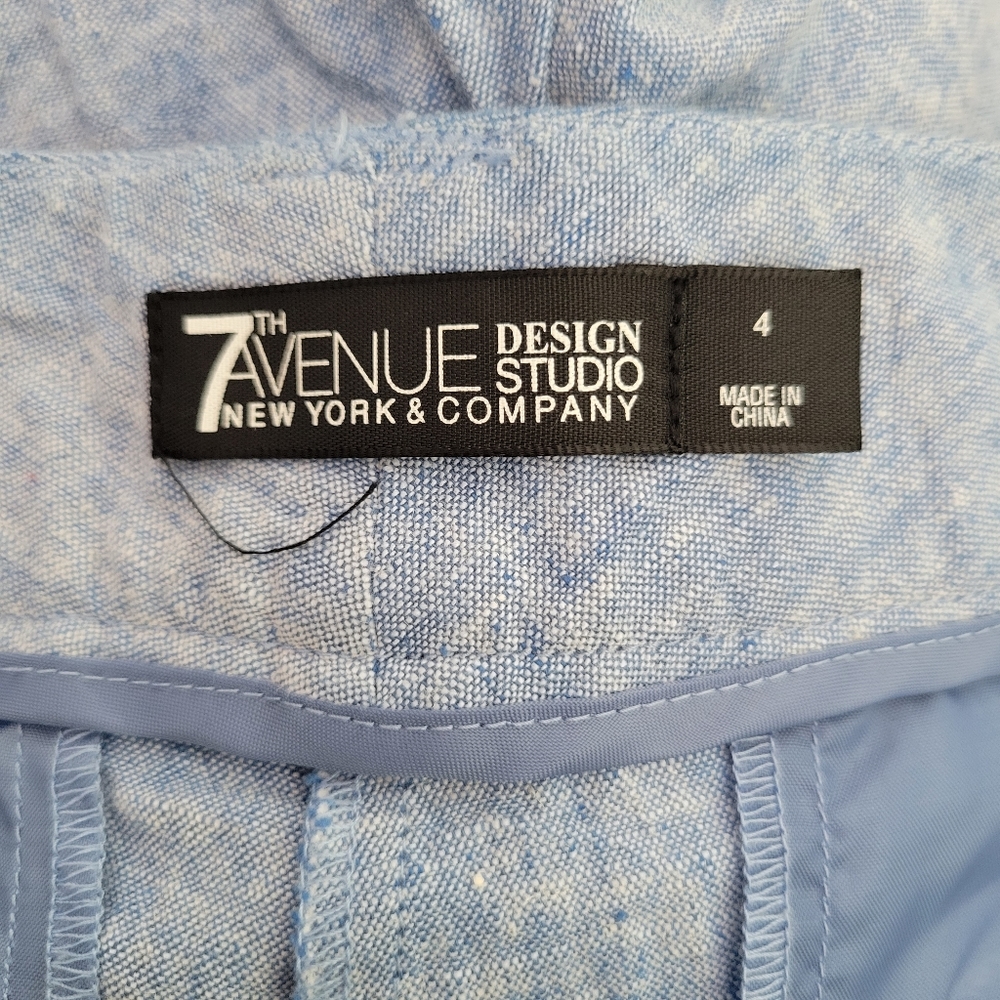 Blue Women's NY&Co Dress Pants - Picture 4 of 6
